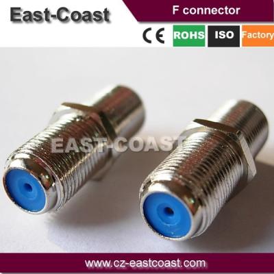 China RF 1 GHz F Coupler F Connector To Female F Jack Coaxial F-81 Splice Connector for sale