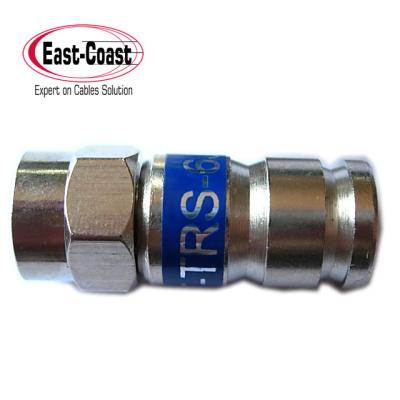 China Brass RF PCT ROHS Compression F Connector for sale