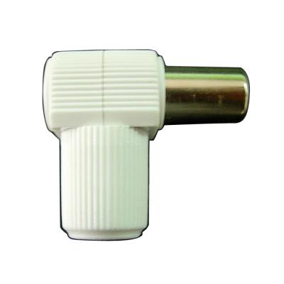 China RF For TV RF Antenna Cables Coaxial Right Angle Plug for sale