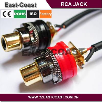 China audio & Audio video amplifier connector rca jack mount panel for sale