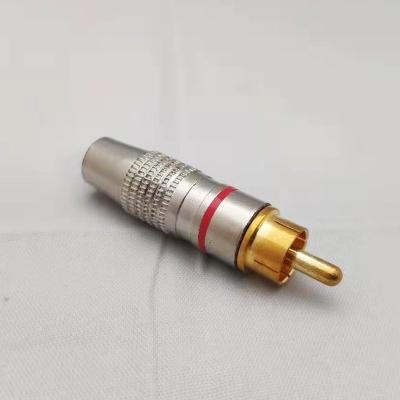 China audio & Video 24K Gold Plated 6MM RCA AUDIO VIDEO JACK for sale