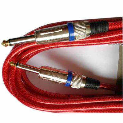 China Mono Microphone 6.35mm Male To Male XLR Cable Guitar Microphone Audio Cable for sale