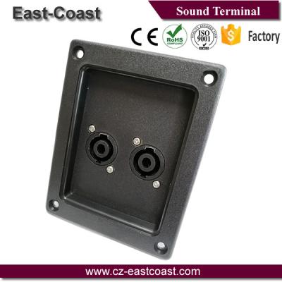 China Loudspeaker terminal box with 2 speakon jack ST002 for sale