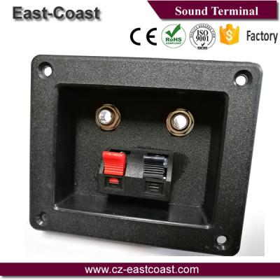 China Loudspeaker Terminal Box With Double Terminal &2X1/4