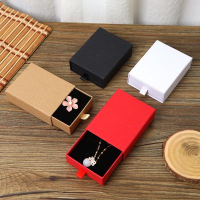 China Fashionable Custom Jewelry Box With Custom Logo High End Gift Packaging Jewelry Drawer Cardboard Box for sale