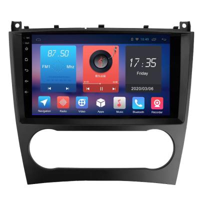 China GPS Android touch screen car dvd gps navigation player radio video audio CAR DVD PLAYER 10.0 for Mercedes-Benz C CLASS W203 2005 for sale