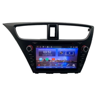 China GPS 10.0 8 Inch Touch Screen Android Car Radio Car Audio Video Dvd For Honda Civic 2014 Saloon 2015 2016 With Gps Navi dvd 2g RAM for sale