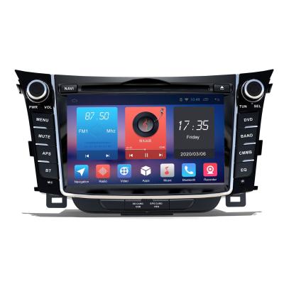 China GPS Android 10.0 4 Core 2+32GB Multimedia Voice Control Car DVD Video For Hyundai I30 GPS Navigation BT Stereo Auto Radio WIFI for sale