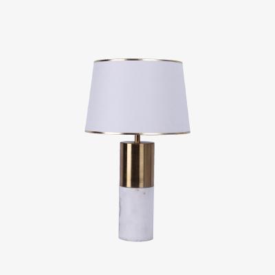 China Traditional Popular Cheap High Quality Modern Simple American Style Example Room Marble Table Lamp for sale