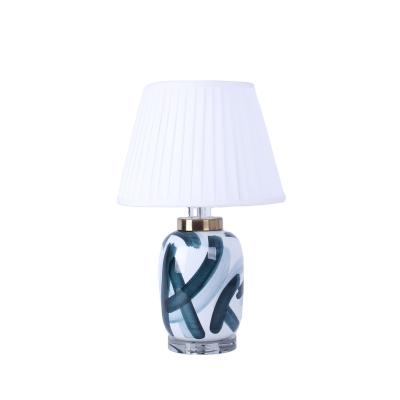 China Hand Painted Modern Home Decoration Traditional Chinese Supplier Style Ceramic Table Lamp for sale