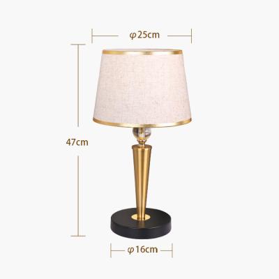 China Wholesale Traditional Nordic Classic Retro Hotel Bed Side Decorate Luxury Modern Led Glass Iron Table Lamp for sale