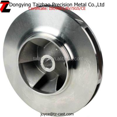 China Customized Stainless Steel Precision Casting Vacuum Pump Case Impeller for sale