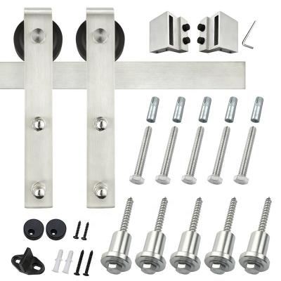 China SS304 Stainless Steel Hardware Modern Sliding Kits Fitting And Modern Garage Door Hardware Design for sale