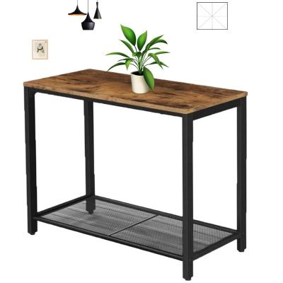 China (Height)Adjustable Wooden With Cross Metal Legs Coffee Table Living Room Furniture Set Storage Style Modern Tea Table Home And Office for sale