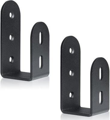 China Heavy Duty Security Waterproof Bar Gate Gate Barricade Brackets For Lumber 2 X 4 Steel Bar Open Bracket U Bracket Fit For Indoor Outdoor Doo for sale