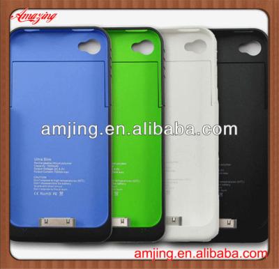 China High Quality Extra Extra Power Bank 1900mah Mobile Phone Charger Extra Battery Case For iphone 4 for sale