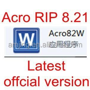 China Latest Version Top Selling White Ink Acro Ripping Software 8.2 For DTG Printer 8.2 for sale