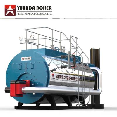 China 0.5-20 Ton Fuel Natural Gas Horizontal Industrial Diesel Oil Fired Steam Boiler Price en venta