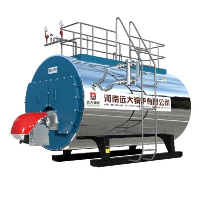 China Yuanda WNS3-1.25-YQ 3 Ton Per Hour Diesel Oil Horizontal Natural Gas Steam Boiler for sale