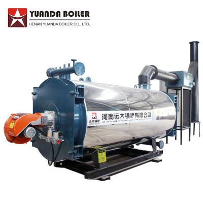 China Factory Price Three Pass Horizontal Horizontal Gas LPG CNG Diesel Heavy Oil Fired Thermal Boiler for sale