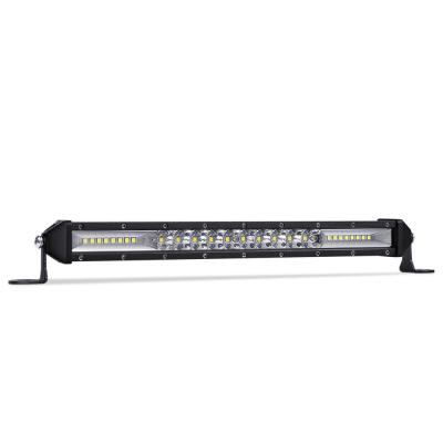 China Slim 10inch 78w Diecast Aluminum Housing Single Row Led Light Bar For Highway Trucks Car for sale