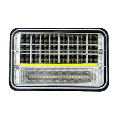 China Freightliner 4x6' Inch Rectangular 4x6 Headlight High Low Led Driving Light Sealed for sale