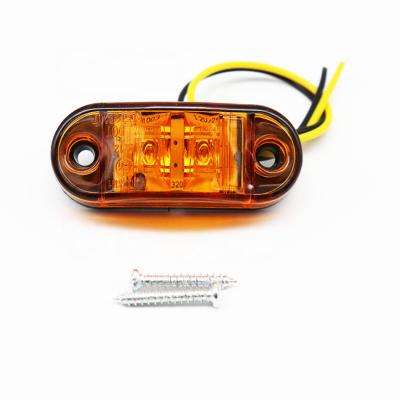 China Signal Turn Candy Colors 2.6 Inch Marker Lamp Truck Trailer Van Cars Indicator Turn Signal LED Side Light 12V 24V for sale