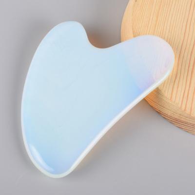 China Double Chin Reducer In Stock! Best Selling OEM Private Label Opal Gua Sha Scraping Massage High Quality Anti Aging Tools for sale