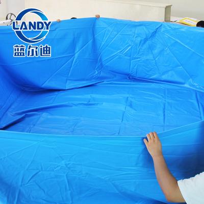 China Best Quality 1.5mm PVC Plastic Vinyl Liner Swimming Pool Liner With Water Ripple Design for sale