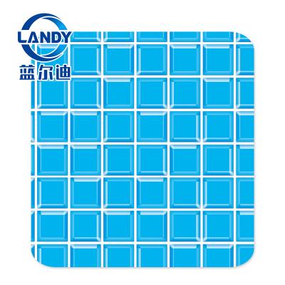 China Non-slip Swimming Pool Vinyl PVC Coating By UV Rays Waterproof SPA Swimming Pool Cover 2021 New Design for sale