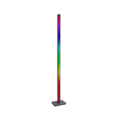 China Modern King Star Smart RGB Voice-Actuated Rhythm Pickup Music Level Light Atmosphere Floor Standing Lamp for sale