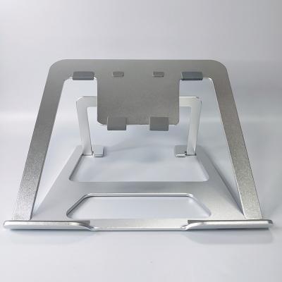 China Custom Adjustable 007 (Height) Stable And Lightweight Foldable Aluminum Adjustable Laptop Stand for sale