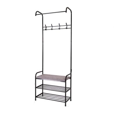 China Durable Heavy Duty Metal Shoe Storage Benches And Rack Portable Coat Racks for sale