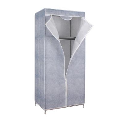 China Modern Portable Cloth Cloth Wardrobe Foldable Cheap Storage Storage Rack Cabinet for sale