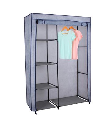 China Foldable Easy Collect Portable Cloth Wardrobe Closet Cabinet Closet Organizer for sale