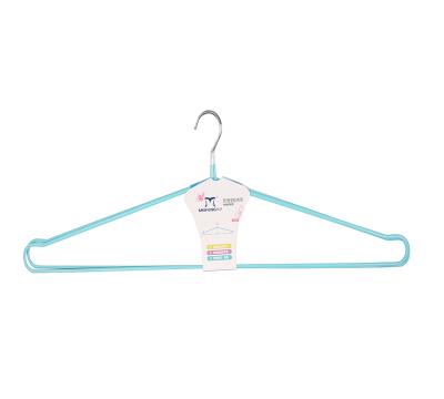 China Portable Space Saving PVC Coated Hanger For Sheets High Quality Heavy Duty Wire Hanger for sale