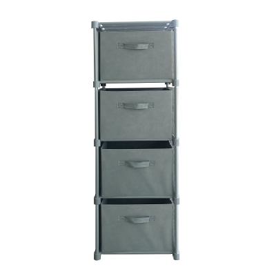 China Meifeng Foldable 5 Tier Storage Rack, 99S143805L-4Because Plastic Connector With 4pcs Cloth Drawer for sale