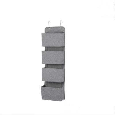 China Viable collapsible cube bagged behind the door storage rack for daily necessities for sale