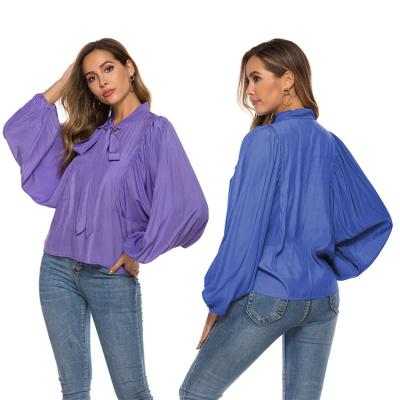 China QUICK DRY fall plus size elegant classy blouses shirts plus size women blouse and shirts for sale