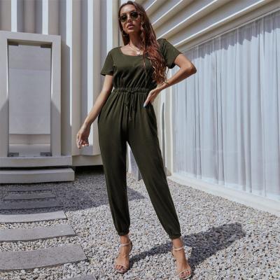 China 2021 Breathable All-match Waist Body Rogue Jump Suit Literary Jump Suit High For Muslim Jump Suit Pants for sale