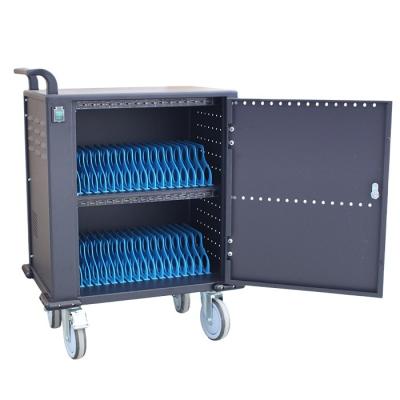 China Office School Multimedia Tools Charging Cart For 32 Ipad Charging DC USB Port Charging Cart For Education for sale