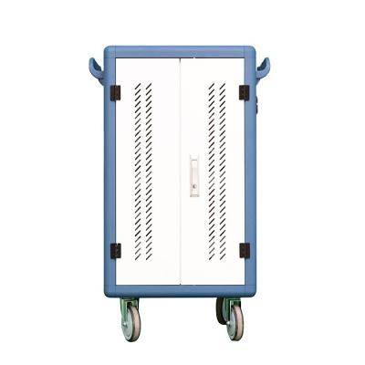 China School Classroom Ac Charging Cart With Aluminum Alloy Frame 36 Way for sale