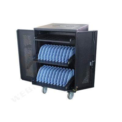 China SPCC Cold Rolled Steel 20 Way AC Charging Cart With Power-Up Protection When Fully Loaded for sale