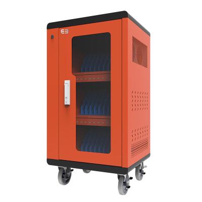 China Office School Multimedia Machine Type C 40 Slots Charging Cart Laptop Charging Cabinet for sale