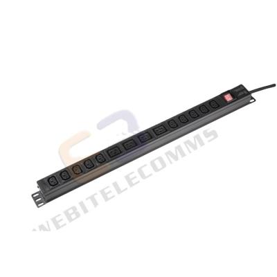 China Industrial Type Power Strip Rack PDU IEC Series Strip for sale