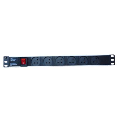 China Rack Mount Israel Industrial PDU 19inch Mounting Power Strip For Network Cabinet for sale