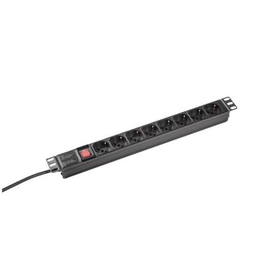 China Easy Installation Italy Series Rack Mount PDU For 19 Inch Network Cabinet for sale