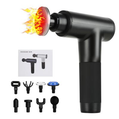 China 2021 New Body Percussion Passionate Massage Gun Body Massager For Professional Athletes With 8 Massage Attachments for sale