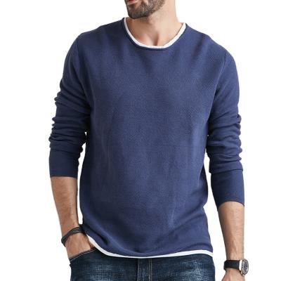 China wholesale Anti-wrinkle pullover men's autumn and winter European new and American casual round collar men's sweaters for sale