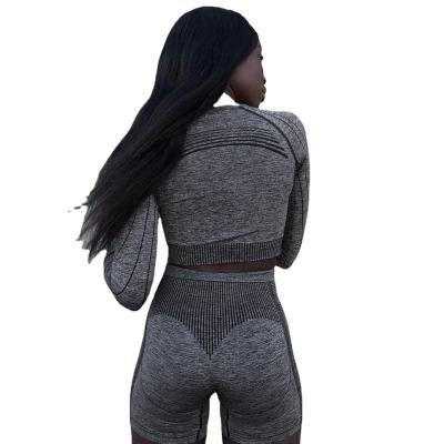 China Yoga Control Tumy Women's Running Training and Fitness Shorts Crac! crack! Breathable Proof Thick Seamless Squat Biker Butt for sale